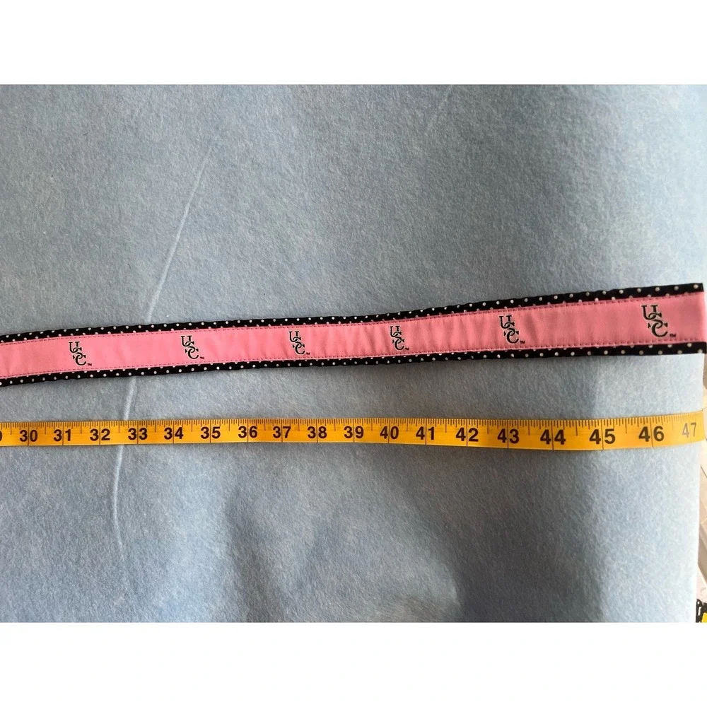 NWT Moonshine USC Univ of South Carolina D-Ring Belt size XL in Pink and Black